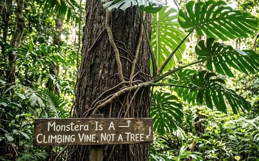 A Climbing Vine, Not a Tree
