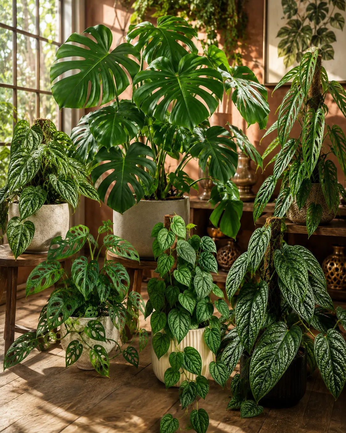 monstera common types