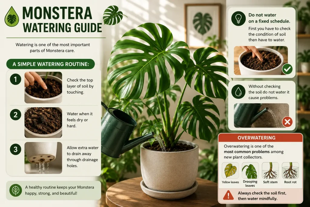 water required for monstera