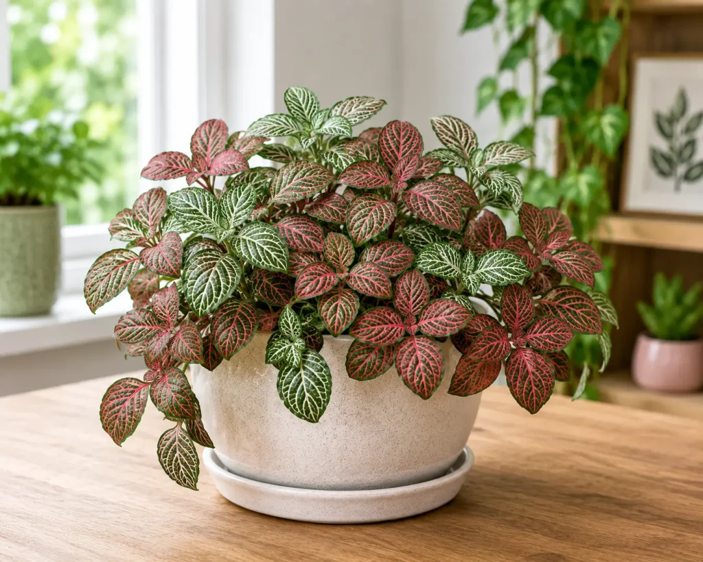Fittonia plant