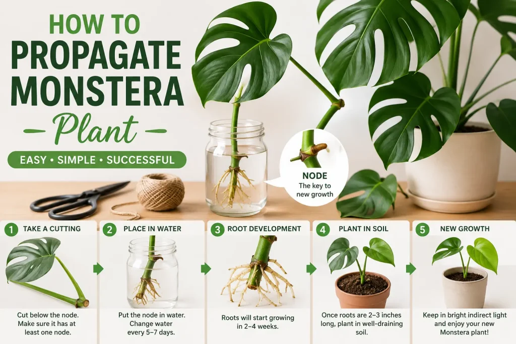 How to Propagate Monstera Plant