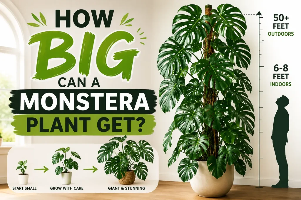 How Big Can a Monstera Plant Get?