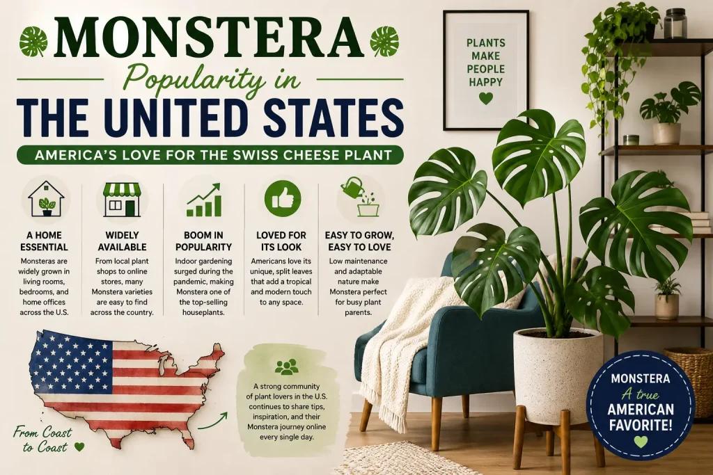 monstera in USA
