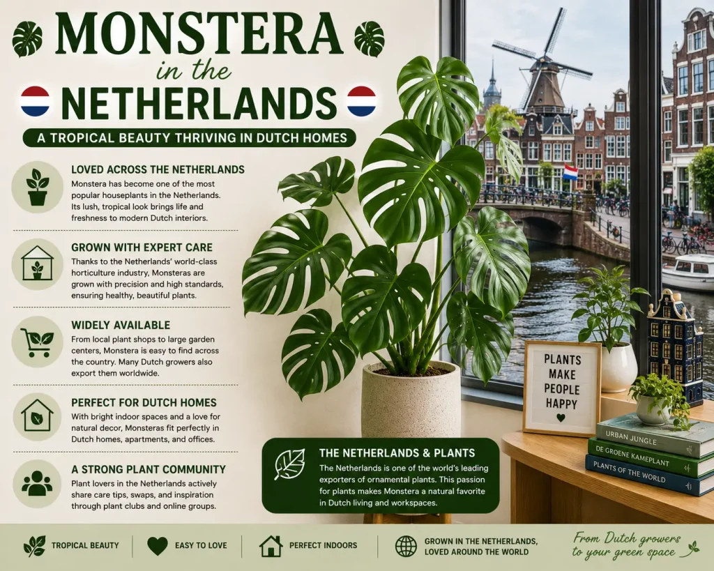 Monstera Plants Popularity Across Different Countries